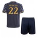 Real Madrid Antonio Rudiger #22 Replika Babykläder Borta matchkläder barn 2023-24 Korta ärmar (+ Korta byxor)